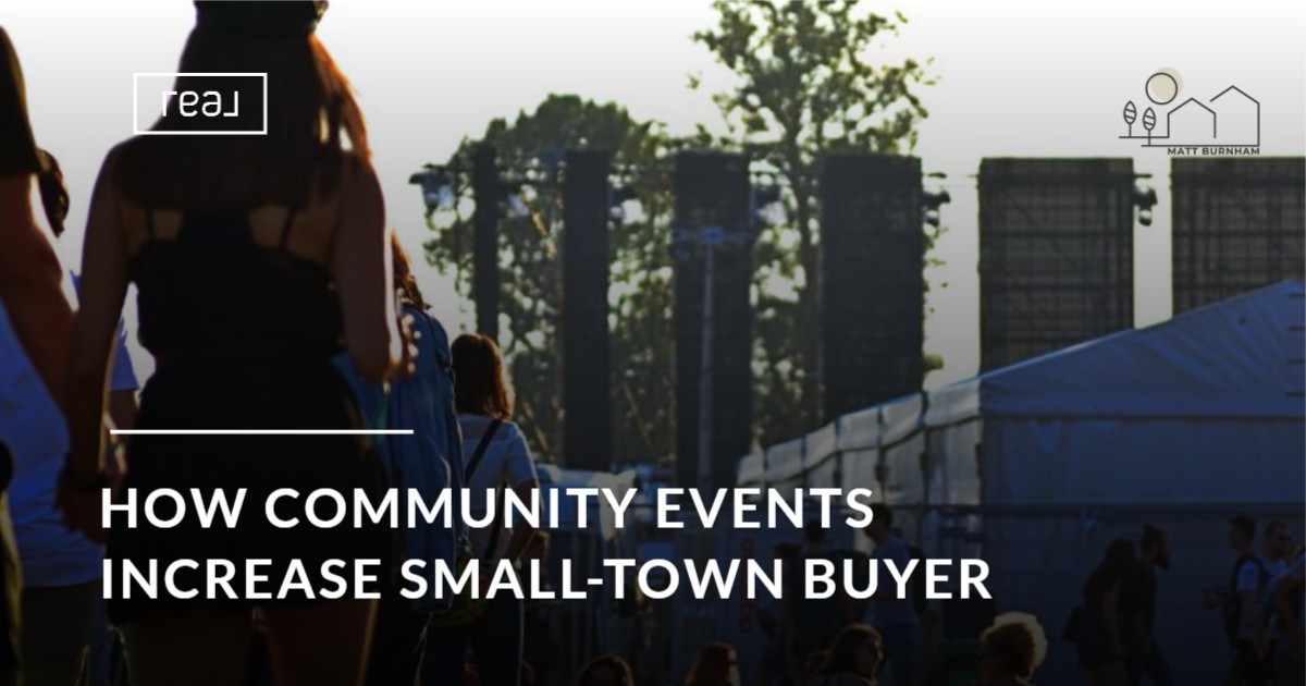 How Community Events Increase Small-Town Buyer Appeal